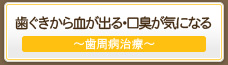 歯ぐきから血が出る･口臭が気になるなら柏サニー歯科の歯周病治療