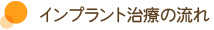 インプラント治療の流れ